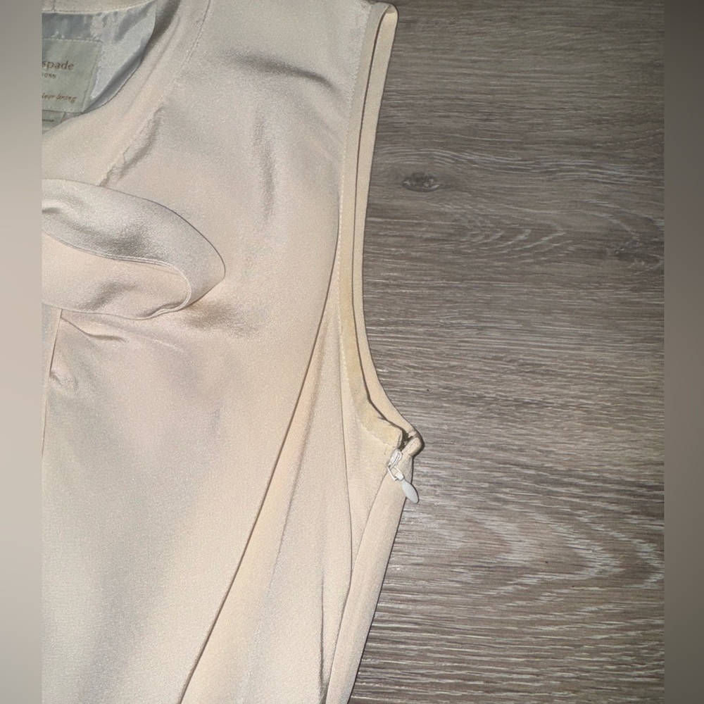 Kate Spade Tiera Cream & Black Silk & Tweed Dress - Size 0 - Picture 11 of 14